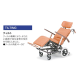 ティルト＆フルリクライニング式車いす  NHR-7 (介助用)