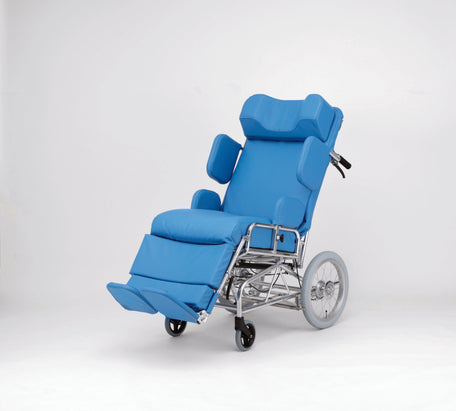 ティルト&フルリクライング寝台型車いす  ウォーターチェア (介助用)