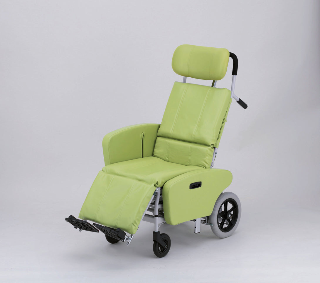 フルリクライニング式車いす  NHR-15B (サイドガード付･介助用)