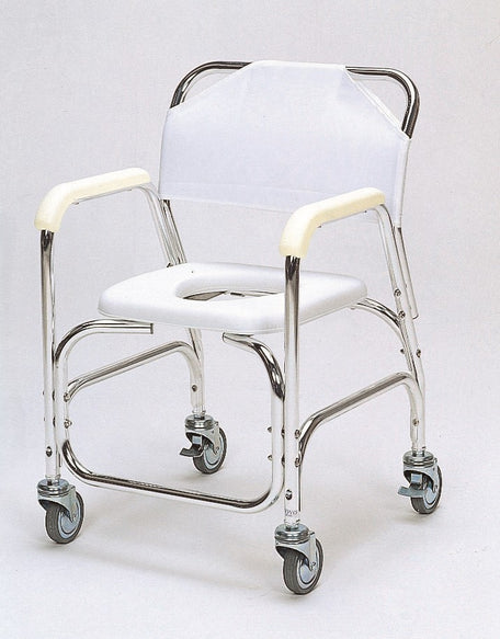 アルミシャワーチェア  TY535E (スチール製後輪ダブルストッパー)